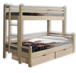 Двухъярусная кровать Велес-Арт Орленок с ящиками
