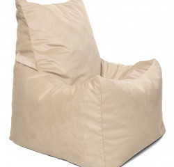 Кресло-мешок Relaxline Топчан в велюре Maserrati - 04 песок