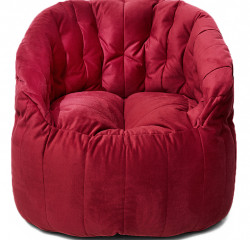 Кресло-мешок Relaxline Австралия в велюре Maserrati - 14 бордовый