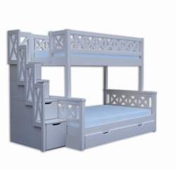 Двухъярусная кровать Велес-Арт Прованс с ящиками