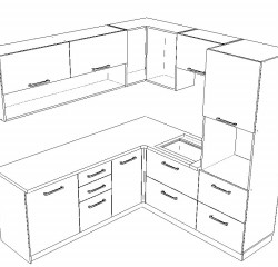 Утилизация кухонного гарнитура (1 секция)