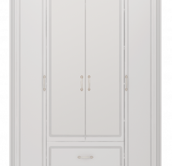 Шкаф для одежды 4-х дверный с ящиками (без зеркал) Ижмебель Виктория 02