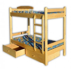Двухъярусная кровать Велес-Арт Буратино с ящиками