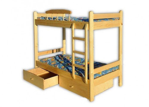 Двухъярусная кровать Велес-Арт Буратино с ящиками