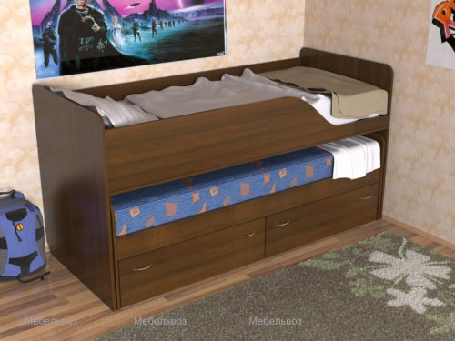 Двухъярусная кровать Славмебель Дуэт-2