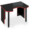 Стол игровой компьютерный Мэрдэс Домино Lite СКЛ-Игр120, черный/красный