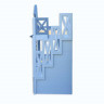 Двухъярусная кровать Велес-Арт Терем Люкс с лестницей 
