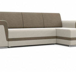 Угловой диван-кровать Столлайн Марракеш, бежевый/коричневый