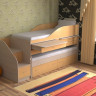 Двухъярусная кровать Славмебель Дуэт-8 с лестницей 2 ящика