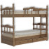 Двухъярусная кровать Велес-Арт Лиона с ящиками