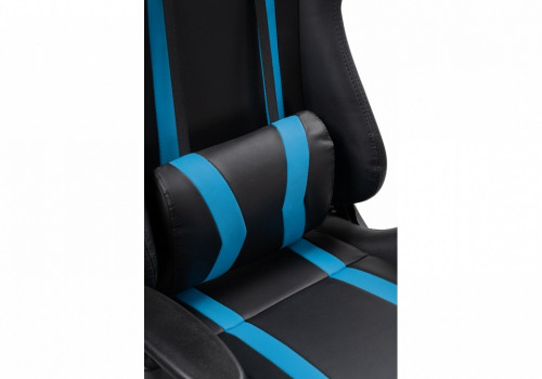 Кресло игровое Woodville Blok (голубой/черный)