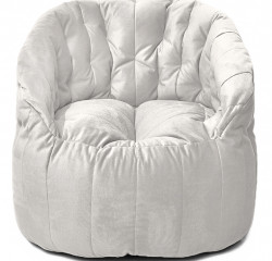 Кресло-мешок Relaxline Австралия в велюре Maserrati - 01 белый