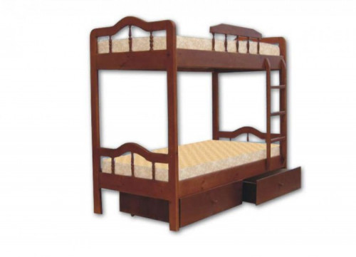 Двухъярусная кровать Велес-Арт Мальвина с ящиками