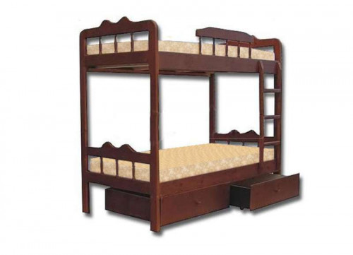 Двухъярусная кровать Велес-Арт Филя с ящиками