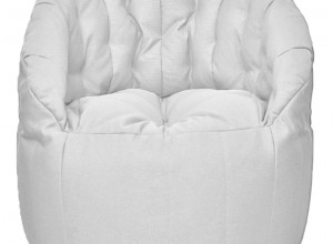 Кресло-мешок Relaxline Австралия в рогожке Bahama - White