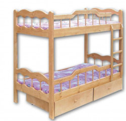 Двухъярусная кровать Велес-Арт Фортуна с ящиками