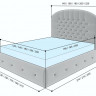 Кровать Lonax Венеция с подъемным механизмом