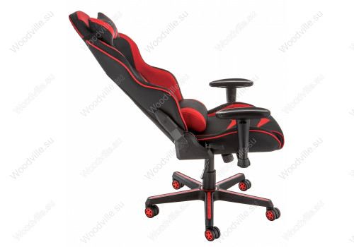 Кресло игровое Woodville Racer (черный/красный)