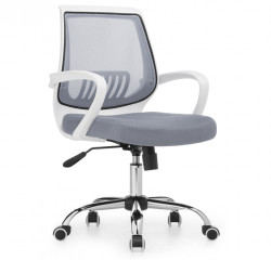 Кресло компьютерное Woodville Ergoplus (серый/белый)