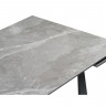 Стол обеденный Woodville Бэйнбрук, серый мрамор/графит