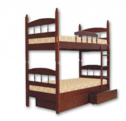 Двухъярусная кровать Велес-Арт Кузя-2 с ящиками 