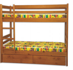 Двухъярусная кровать Велес-Арт Саша с ящиками