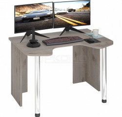 Стол игровой компьютерный Мэрдэс Домино Lite СКЛ-Игр120, нельсон