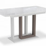 Стол обеденный Woodville Санса, Белый/Грей, 140 см