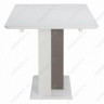 Стол обеденный Woodville Санса, Белый/Грей, 140 см