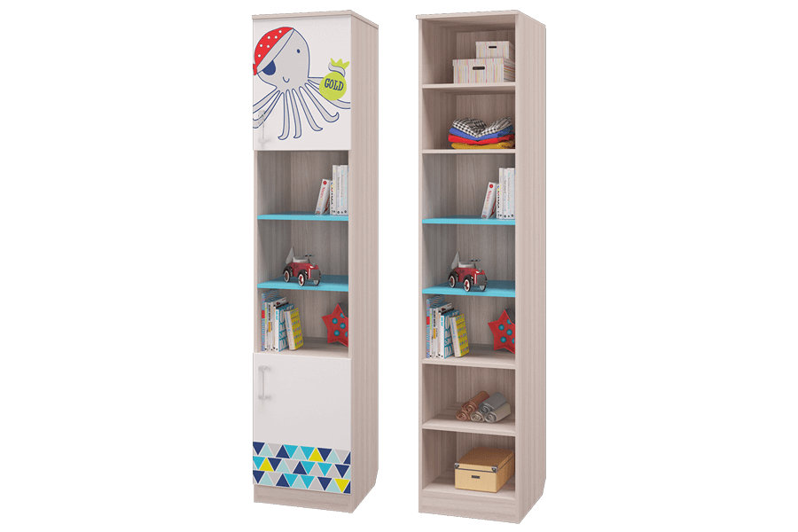 Шкаф для книг с 2-мя дверками МЛК Джимми