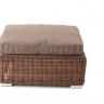 Плетенная оттоманка с подушкой 4sis Лунго, коричневый