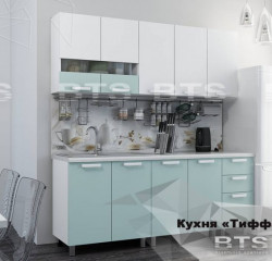 Кухня BTS 2,0м Тифани (кенди/белый)