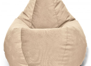 Кресло-мешок Relaxline Груша в велюре Maserrati - 04 песок L