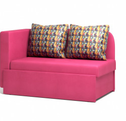 Угловой диван-кушетка Столлайн Кларис, розовый