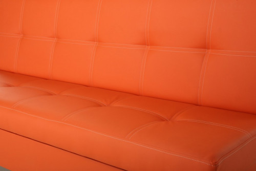 Диван-кровать Столлайн Бомонд, оранжевый (Boston 5)