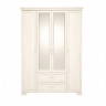 Шкаф  Ижмебель Венеция 2, для одежды 4-х дв. с ящиками (с зеркалом), бодега светлый 