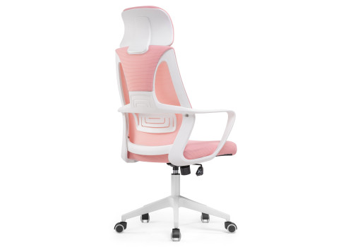 Кресло компьютерное Woodville Golem (розовый/белый)