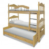 Двухъярусная кровать Шале Альбион ( 3 спальных места)