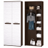 Шкаф 2-х дв. для платья и белья с выдвижной штангой МЛК Мишель