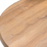 Стол обеденный Woodville Абилин, дуб вотан/черный матовый, 90 см