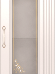 Шкаф-пенал правый со стеклом Ижмебель Виктория 32