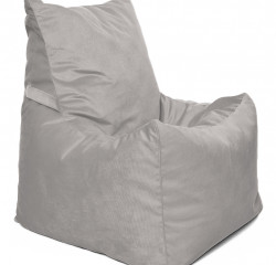 Кресло-мешок Relaxline Топчан в велюре Maserrati - 19 серый
