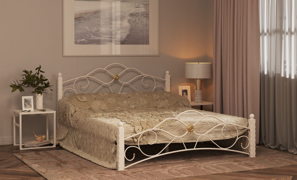 Кровать Сакура Garda-3 90х200, белая