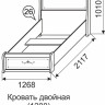 Кровать Арника Афродита 26, 120х200 с ортопедическим основанием