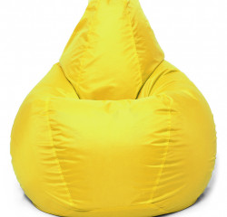 Кресло-мешок Relaxline Груша в желтом оксфорде XL
