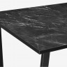 Стол обеденный Woodville Лота Лофт нераздвижной, креатель/черный матовый, 120 см