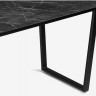 Стол обеденный Woodville Лота Лофт нераздвижной, креатель/черный матовый, 120 см