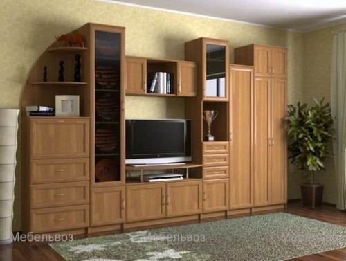 Мебельная стенка Славмебель Риф со шкафом