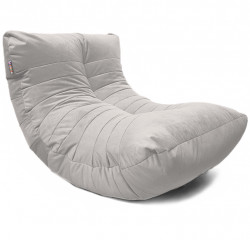 Кресло-мешок Relaxline Кокон в велюре Maserrati - 19 серый