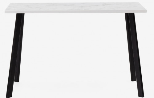 Стол обеденный Woodville Тринити Лофт, сабия/черный матовый, 120 см